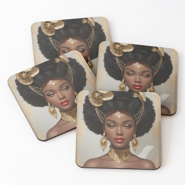 Item preview, Afro-centric fashion model designed and sold by Uncanny-Art.