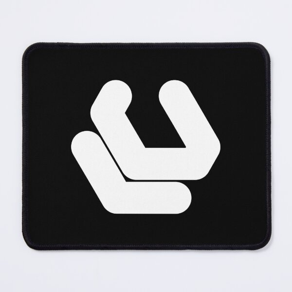 Item preview, Abstract hexagonal geometric: White Uppercase Letter U designed and sold by SnedLab.