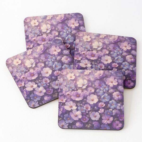 Item preview,  Violet flower field designed and sold by Drawyaji.