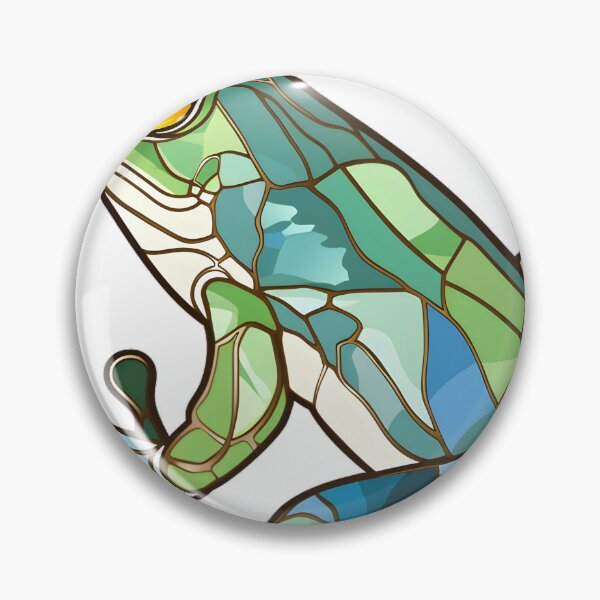 Item preview, Frog, Stained Glass Art Style designed and sold by alacaz.
