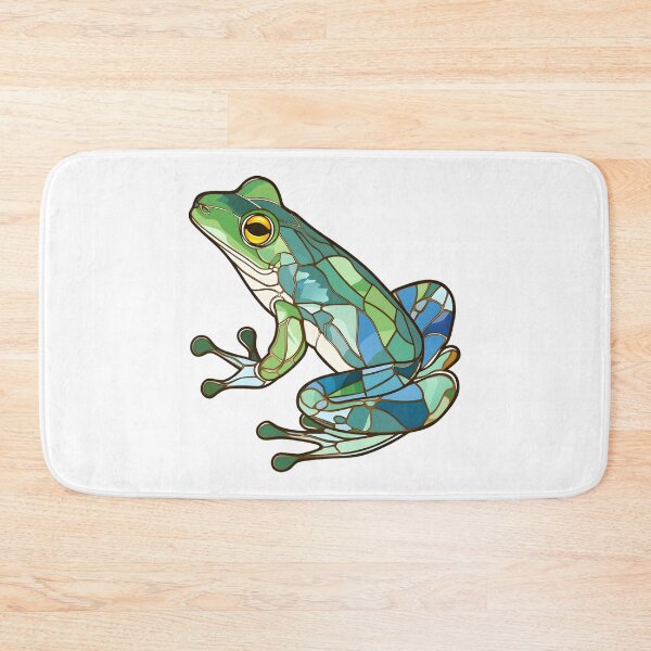 Artikelvorschau, Frosch, Buntglas-Kunststil entworfen und verkauft von alacaz.