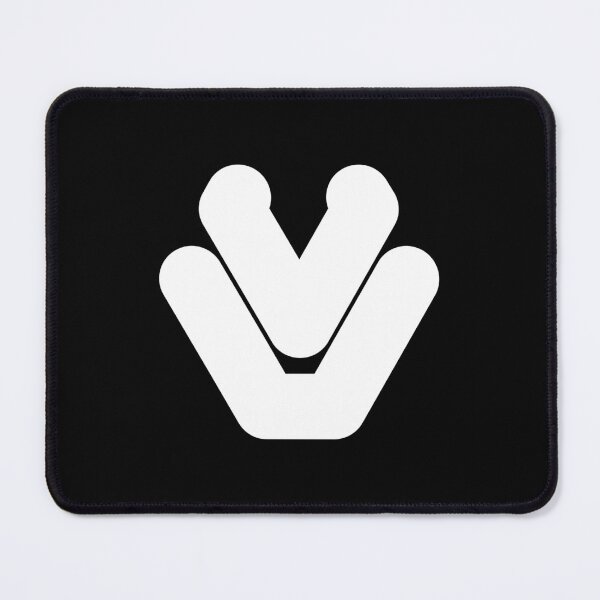 Item preview, Abstract hexagonal geometric: White Uppercase Letter V designed and sold by SnedLab.