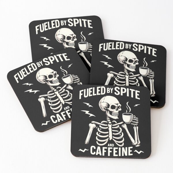 Item preview, Funny Fueled By Spite And Caffeine designed and sold by Davidpama.