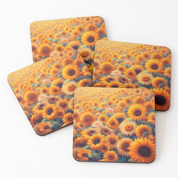 Item preview, Sunflower fields designed and sold by Drawyaji.