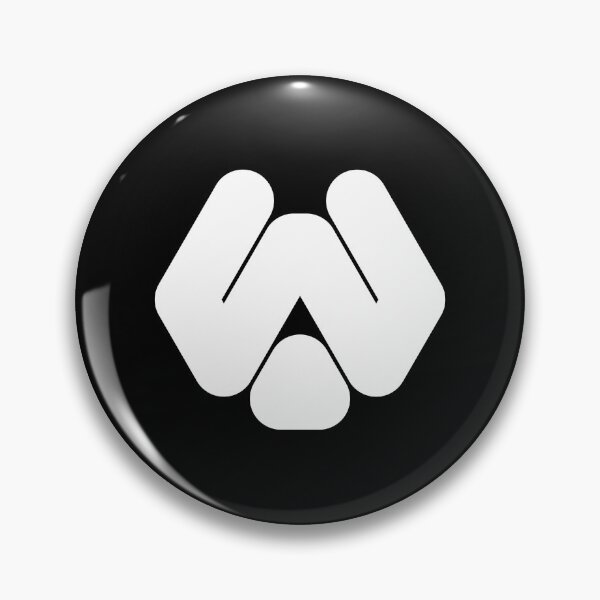 Item preview, Abstract hexagonal geometric: White Uppercase Letter W designed and sold by SnedLab.