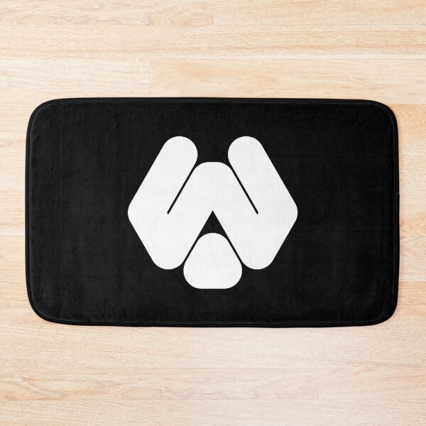 Item preview, Abstract hexagonal geometric: White Uppercase Letter W designed and sold by SnedLab.
