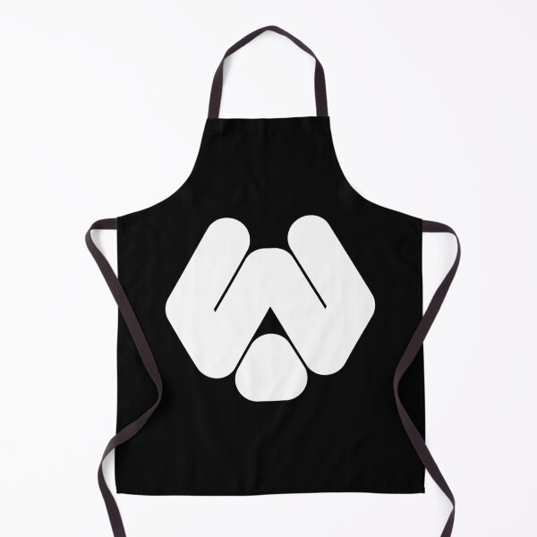 Item preview, Abstract hexagonal geometric: White Uppercase Letter W designed and sold by SnedLab.