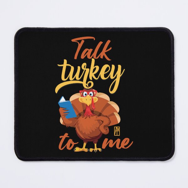 Item preview, Talk Turkey To Me - Happy Thanksgiving Day - funny turkey designed and sold by ArtProjectShop.