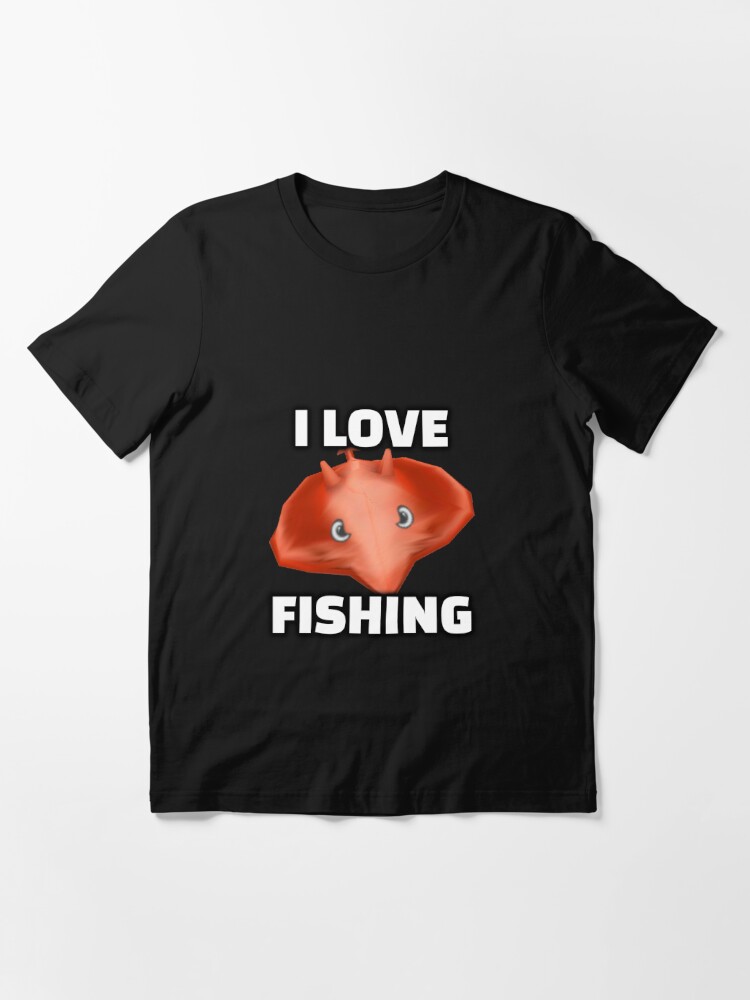 I Love Fishing Devil Ray Toontown Shirt | Essential T-Shirt
