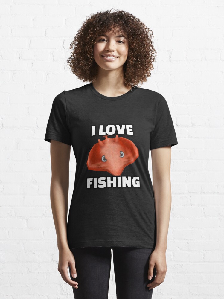 I Love Fishing Devil Ray Toontown Shirt Essential T-Shirt for