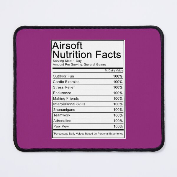 Item preview, Airsoft Nutritional Facts  	 designed and sold by lssnqturvz26.