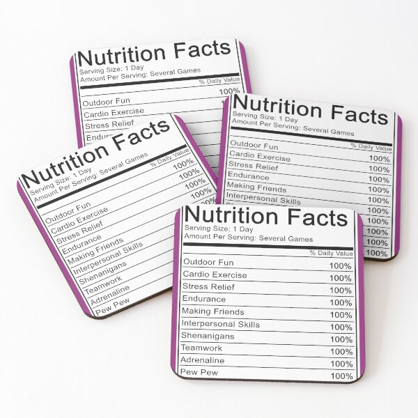Item preview, Airsoft Nutritional Facts  	 designed and sold by lssnqturvz26.