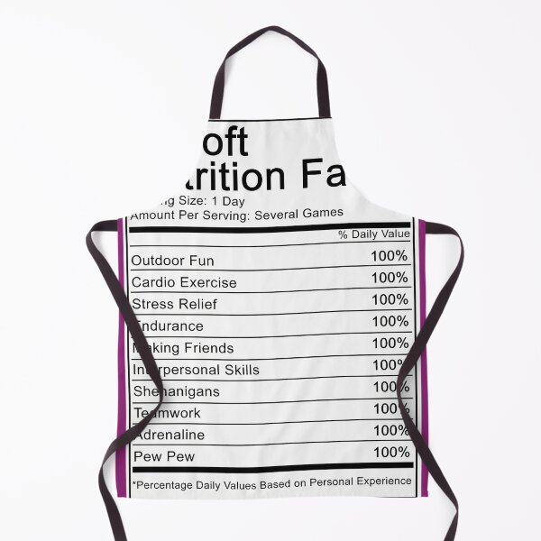 Item preview, Airsoft Nutritional Facts designed and sold by lssnqturvz26.