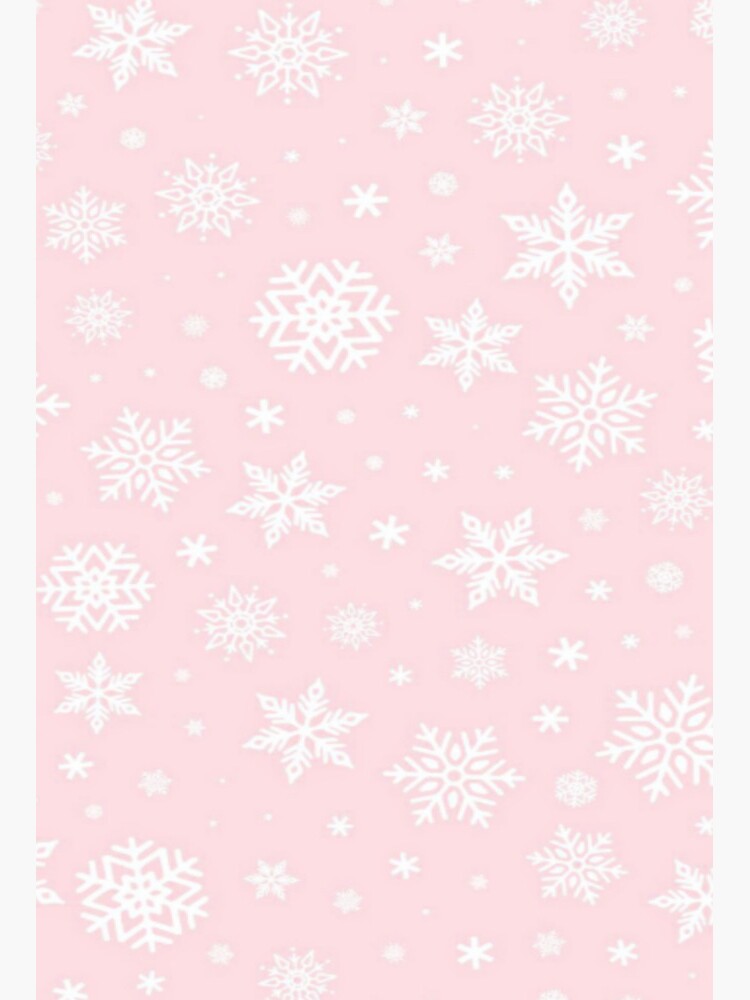 Shop Printed Sheet Set Pink/Grey Snowflakes