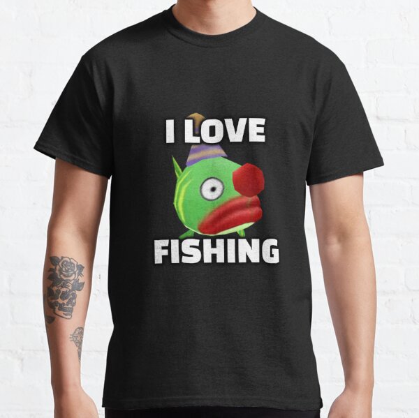 I Love Fishing Devil Ray Toontown Shirt | Essential T-Shirt