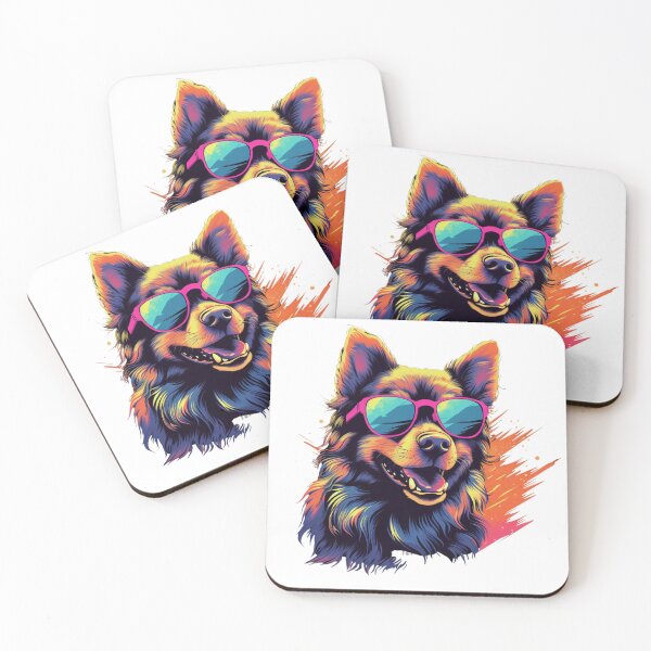 Item preview, German Shepherd In Glasses | Classic T-Shirt designed and sold by NicolasGlowArt.