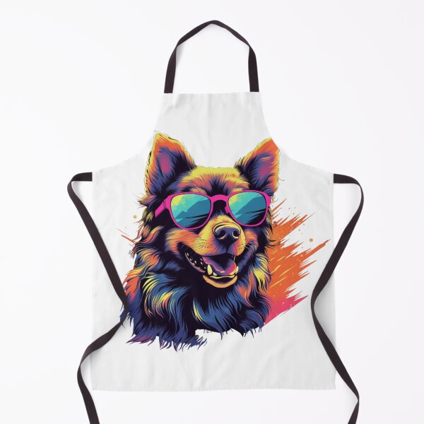 Item preview, German Shepherd In Glasses | Classic T-Shirt designed and sold by NicolasGlowArt.