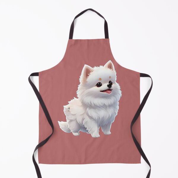 Item preview, Fluffy Paws: Adorable White Pomeranian Puppy Merchandise designed and sold by nadeem4design.