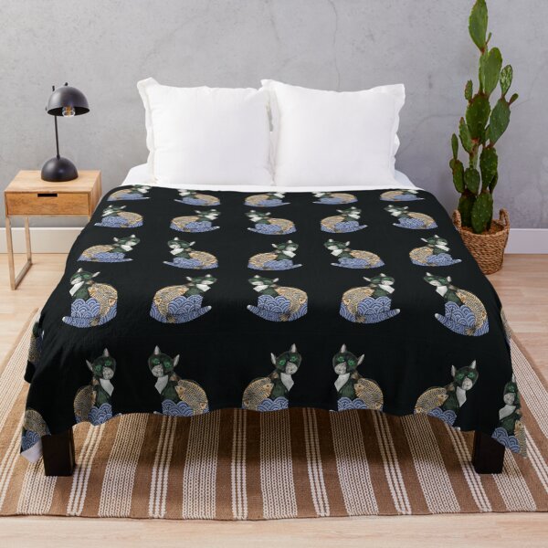 Item preview, yakuza cat-black collor pattern designed and sold by StudioViArt.