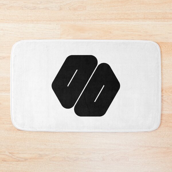 Item preview, Abstract hexagonal geometric: Black Number Zero (0) designed and sold by SnedLab.