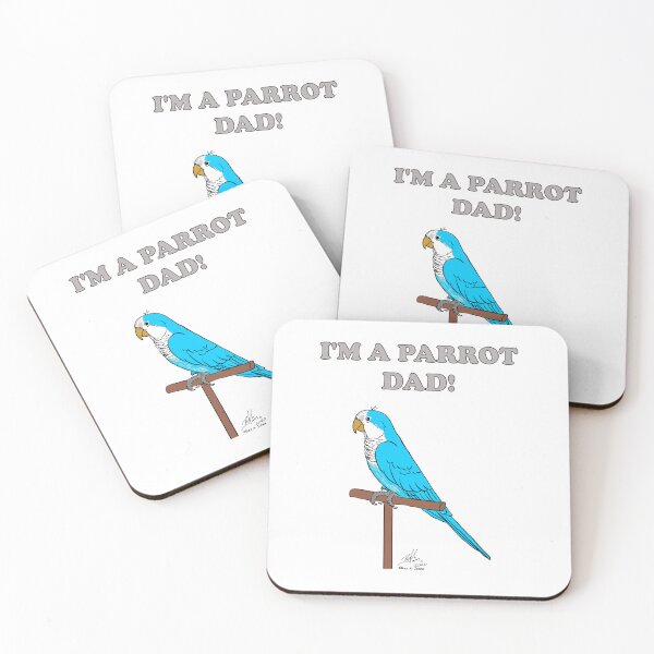 Item preview, I'm a Parrot Dad! - Blue Quaker designed and sold by Laughing Parrot Studio.