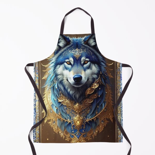 Item preview, Celestial Wolf - A Masterpiece of Intricate Beauty designed and sold by AFUNARTZ.