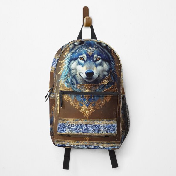 Item preview, Celestial Wolf - A Masterpiece of Intricate Beauty designed and sold by AFUNARTZ.