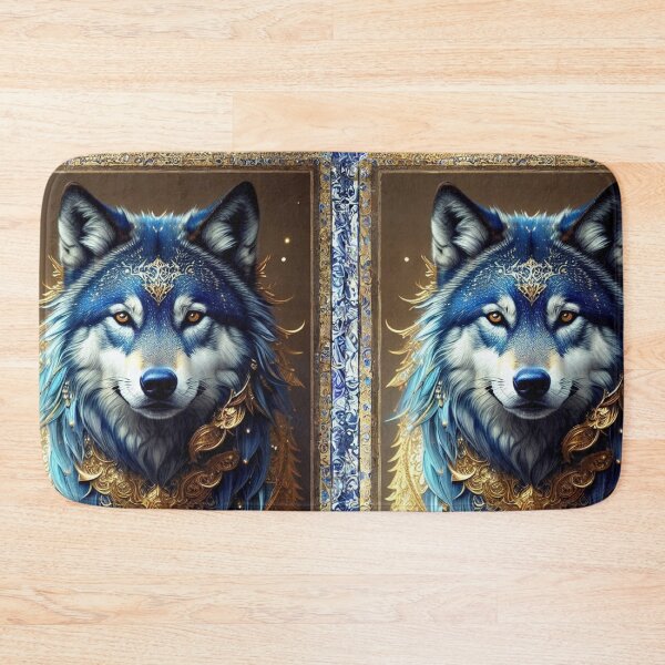 Item preview, Celestial Wolf - A Masterpiece of Intricate Beauty designed and sold by AFUNARTZ.