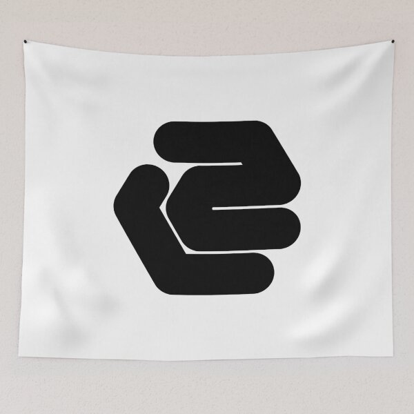 Item preview, Abstract hexagonal geometric: Black Number Two (2) designed and sold by SnedLab.