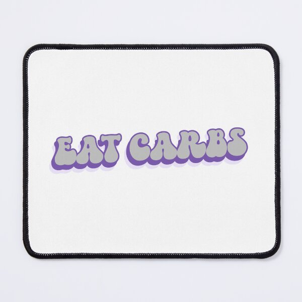 Item preview, Eat Carbs Groovy Retro Letters designed and sold by soapblossom.