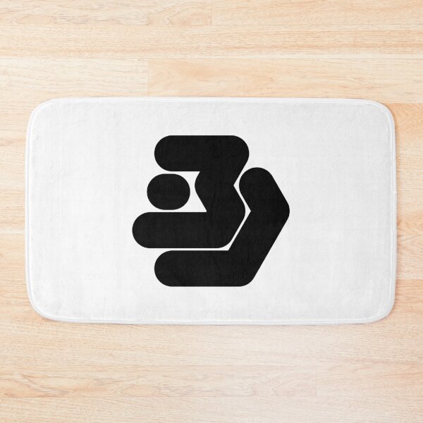 Item preview, Abstract hexagonal geometric: Black Number Three (3) designed and sold by SnedLab.