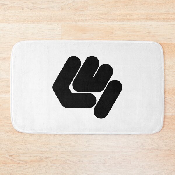 Item preview, Abstract hexagonal geometric: Black Number Four (4) designed and sold by SnedLab.