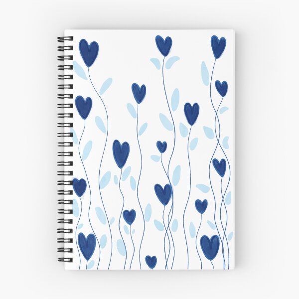 Item preview, little blue flowers Heart-shaped designed and sold by FujiFluke.