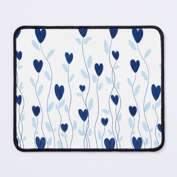 Item preview, little blue flowers Heart-shaped designed and sold by FujiFluke.