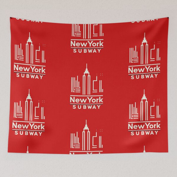 Item preview, New York Subway NYC Subway Minimalist Design designed and sold by MayaDelaye.