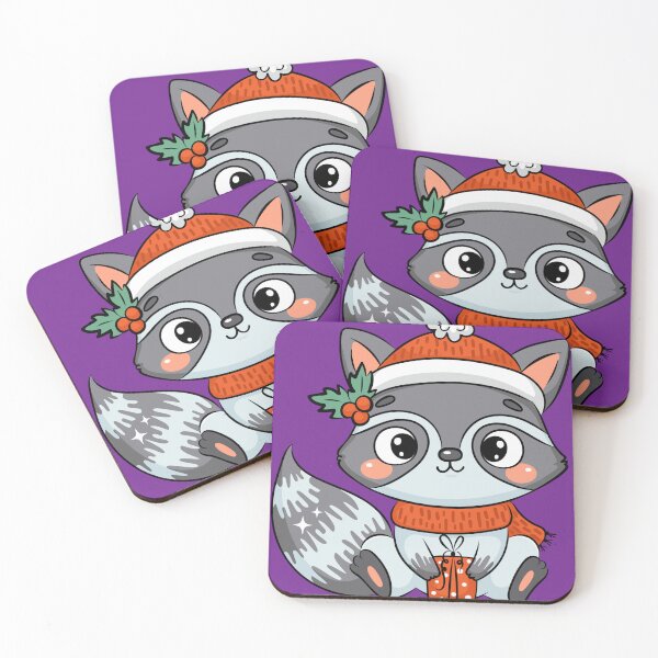 Item preview, raccoon, Christmas, gift designed and sold by Brestore.
