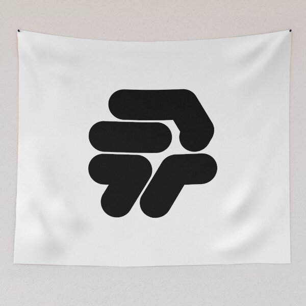 Item preview, Abstract hexagonal geometric: Black Number Seven (7) designed and sold by SnedLab.