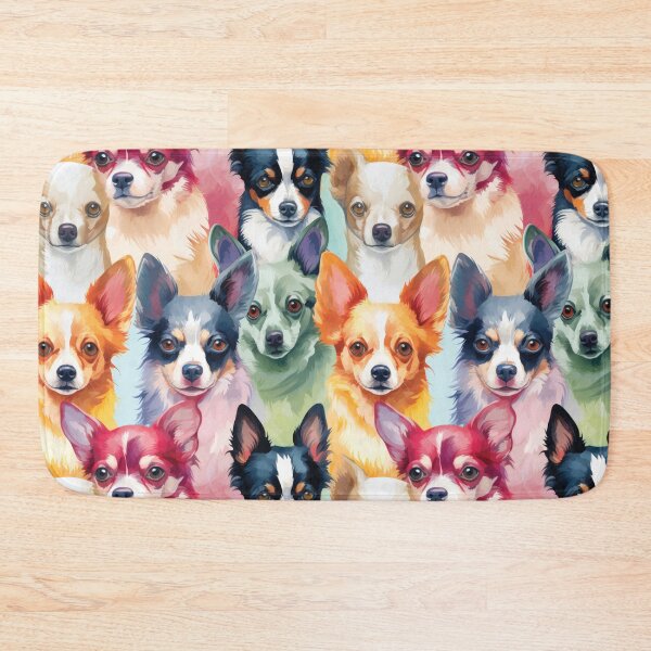 Item preview, Rainbow Chihuahuas designed and sold by PatternCabinet-.