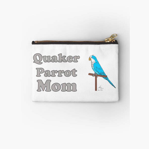 Item preview, I'm a Parrot Mom! - Blue Quaker designed and sold by Laughing Parrot Studio.