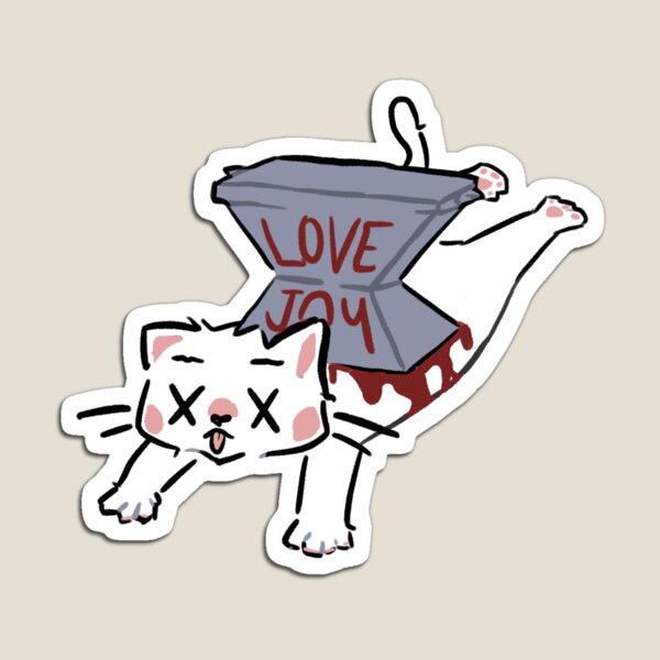 Item preview, Lovejoy Anvil Cat doodle (red version) designed and sold by noritass.