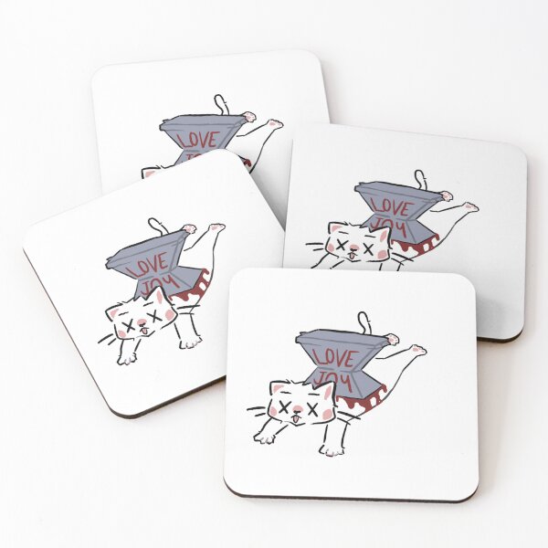 Item preview, Lovejoy Anvil Cat doodle (red version) designed and sold by noritass.