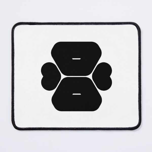 Item preview, Abstract hexagonal geometric: Black Number Eight (8) designed and sold by SnedLab.