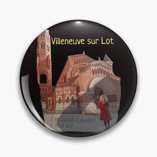 Item preview, VILLENEUVE SUR LOT CATHEDRAL FRANCE designed and sold by mtargui2022.