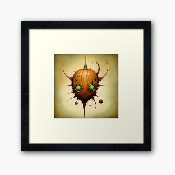 Pumpkin Pulsar Dreams Framed Art Print