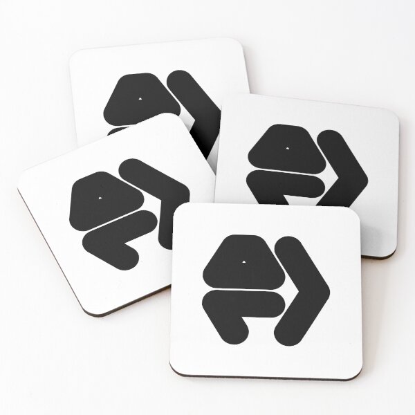 Item preview, Abstract hexagonal geometric: Black Uppercase Letter A designed and sold by SnedLab.