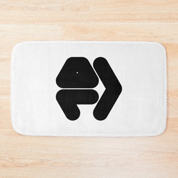 Item preview, Abstract hexagonal geometric: Black Uppercase Letter A designed and sold by SnedLab.