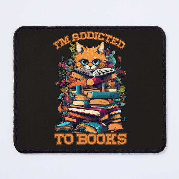 Item preview, I'm addicted to books Red fox art design designed and sold by OnionsFamily.
