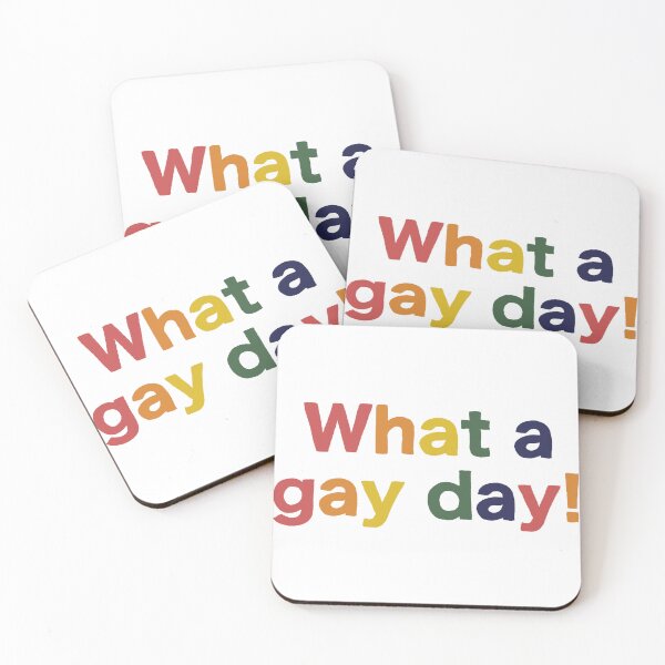 Item preview, What a gay day - lgbt gay pride queer  designed and sold by Agentcurtmega.