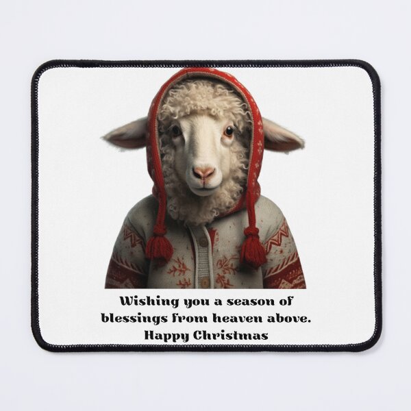 Item preview, Festive little animal in Christmas costume wishing you a good Christmas designed and sold by Bouchey.