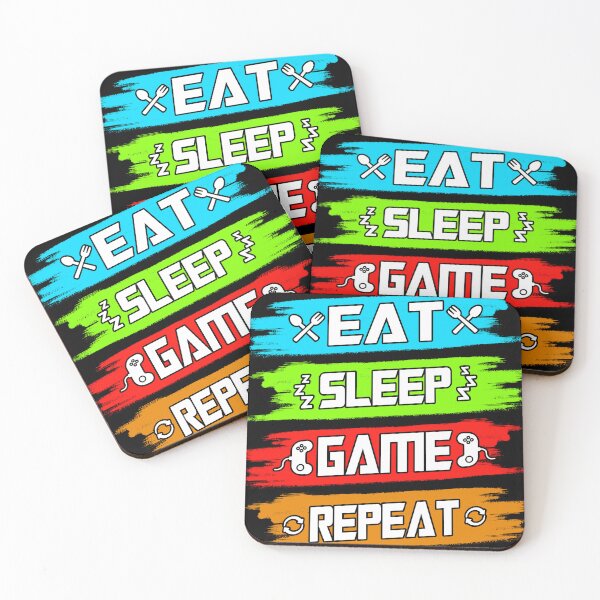Item preview, Eat Sleep Game Repeat designed and sold by el-meehdi.